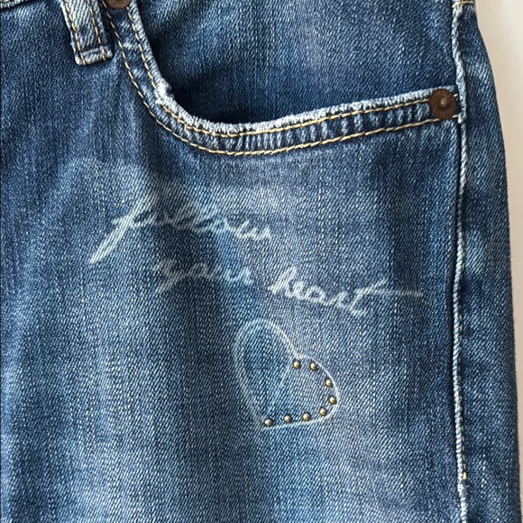 Cambio Blue Denim Jeans with embellished details - Picture 6 of 9